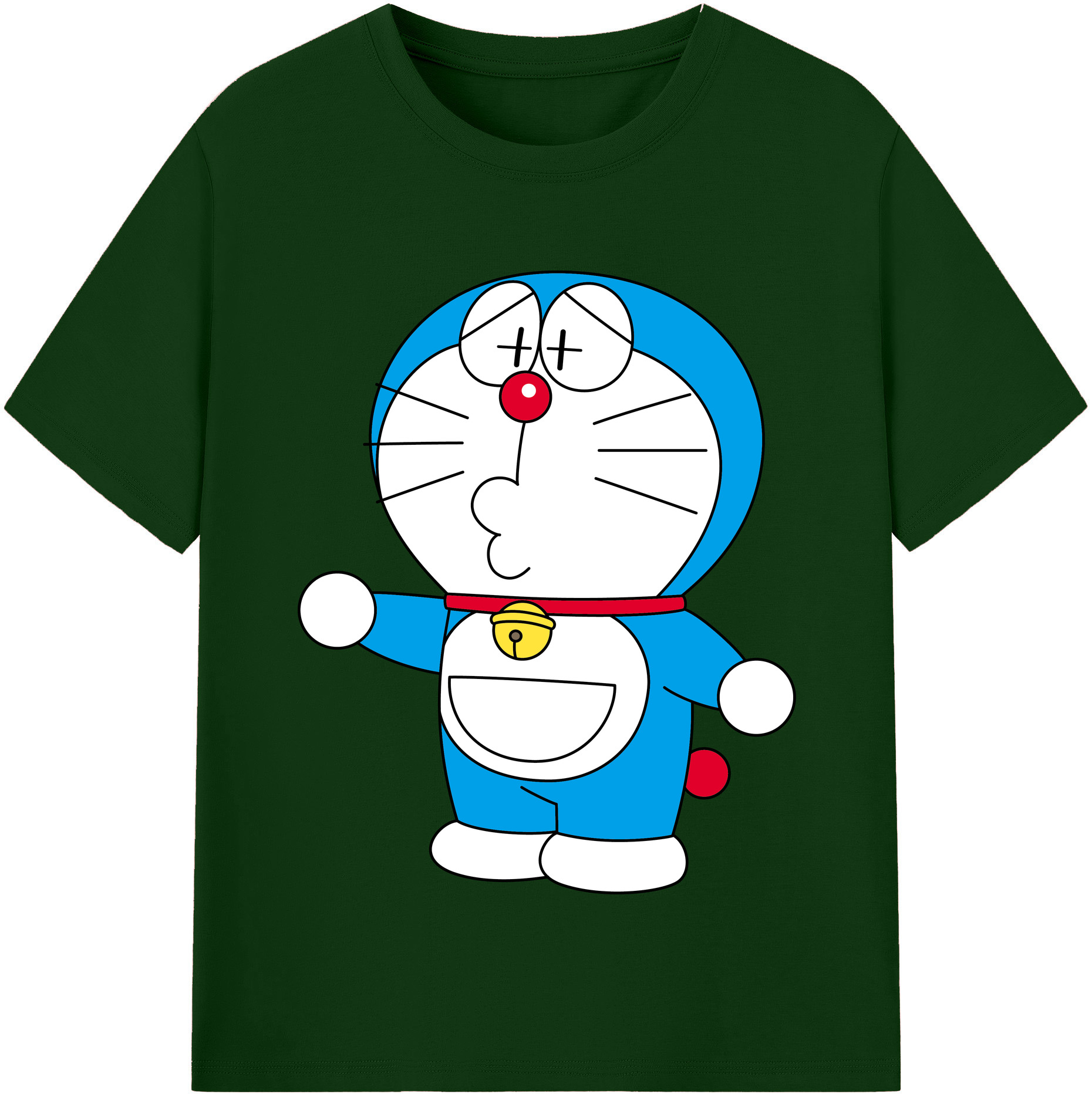 （画像用） ドラえもん Doraemon 綿100％半袖Tシャツ（フロントプリント）